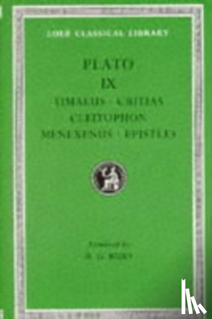 Plato - Timaeus. Critias. Cleitophon. Menexenus. Epistles