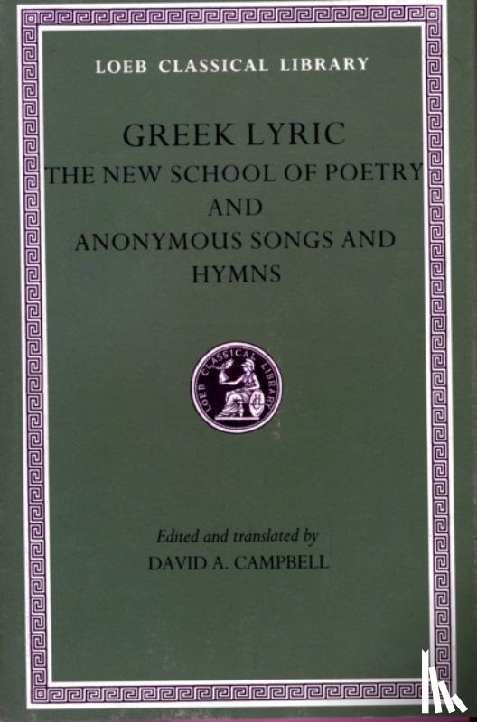 Greek Lyric, - Greek Lyric, Volume V