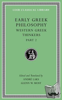 Andre (Princeton University New Jersey) Laks, Glenn W (Princeton University New Jersey) Most - Early Greek Philosophy, Volume V