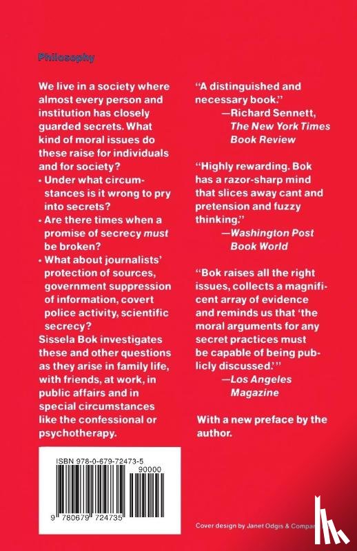 Bok, Sissela - Secrets