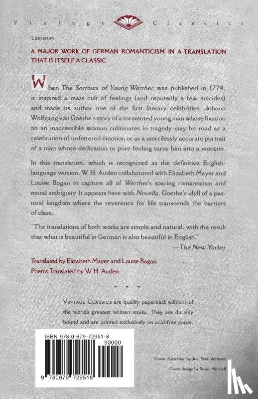 Johann Wolfgang Von Goeth - Sorrows of Young Werther #