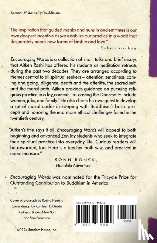 Aitken, Robert - Encouraging Words