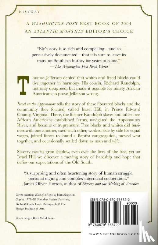 Ely, Melvin Patrick - Israel on the Appomattox