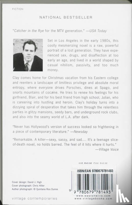 Bret Easton Ellis - Less Than Zero