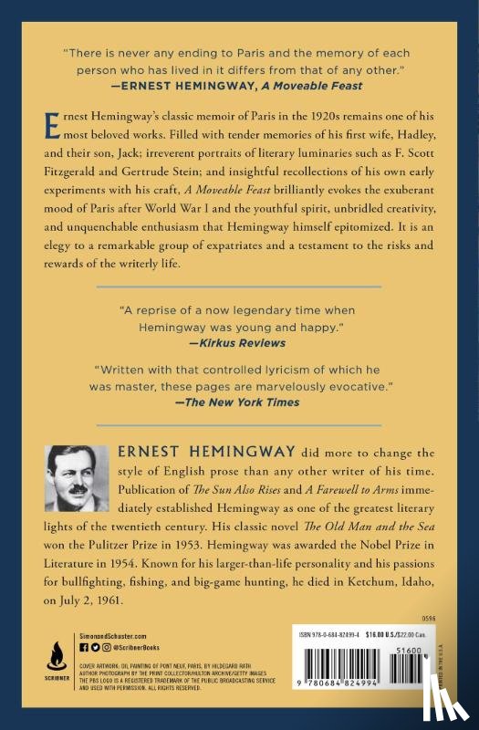 Hemingway, Ernest - A Moveable Feast