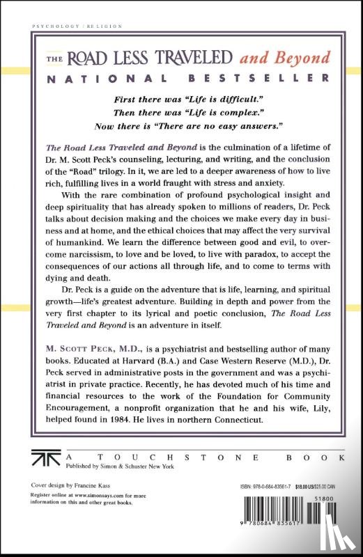 Peck, M. Scott - The Road Less Traveled and Beyond