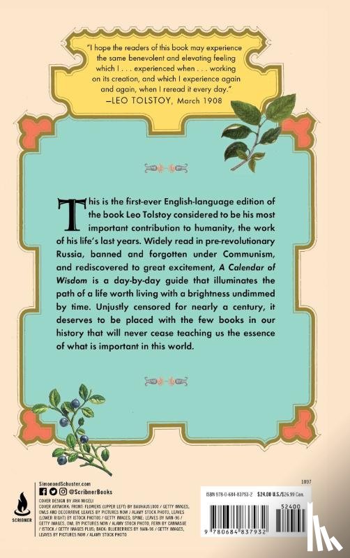 Tolstoy, Leo - A Calendar of Wisdom