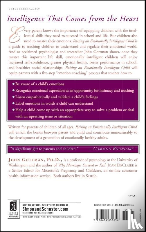 Gottman, John, Goleman, Daniel - Raising An Emotionally Intelligent Child