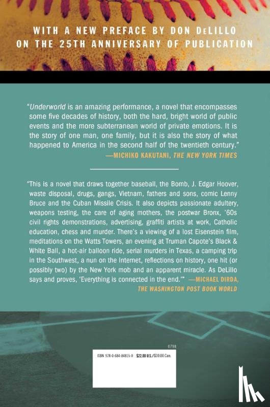 DeLillo, Don - Underworld