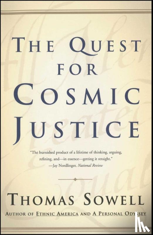 Sowell, Thomas - The Quest for Cosmic Justice