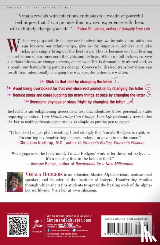 Rodgers, Vimala - Your Handwriting Can Change Your Life