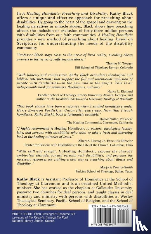 Black, Kathy - A Healing Homiletic