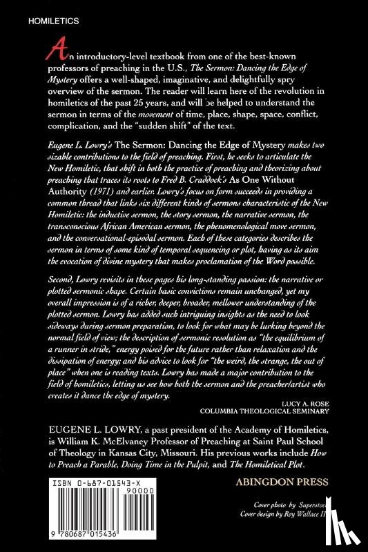 Lowry, Eugene L. - The Sermon