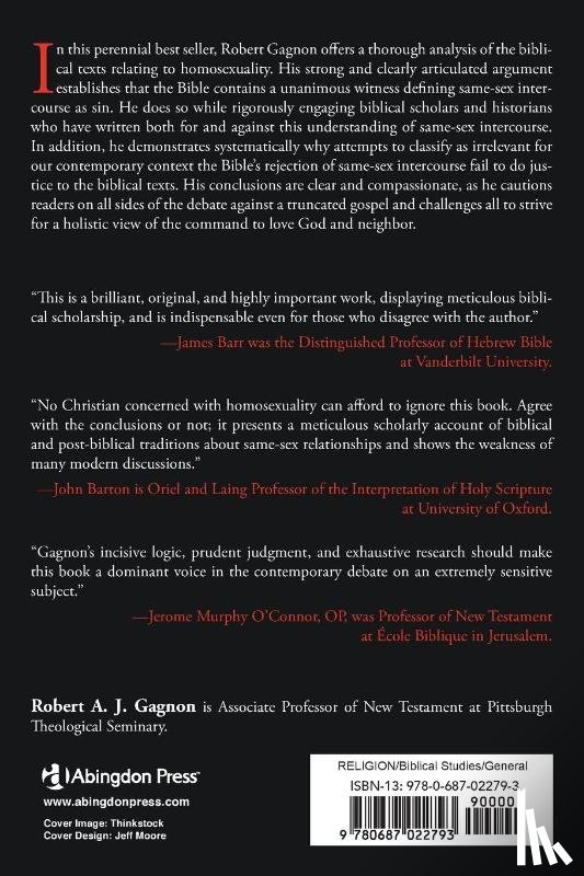 Gagnon, Robert A.J. - The Bible and Homosexual Practice