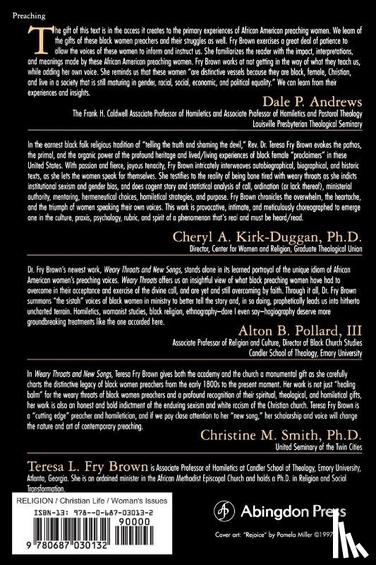 Brown - Weary Throats and New Songs