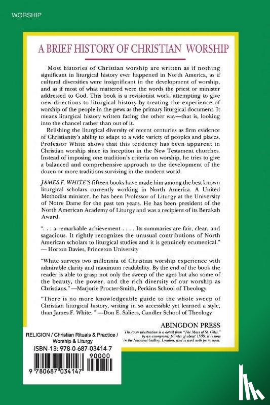 White, James F. - A Brief History of Christian Worship