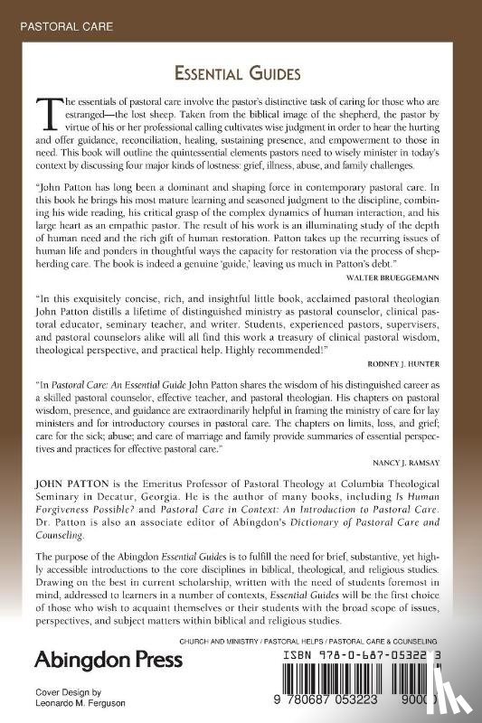 Patton, John - Pastoral Care