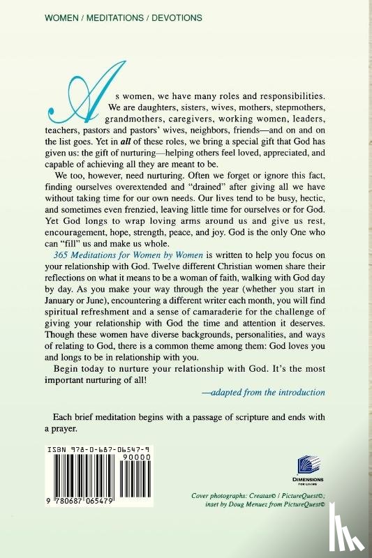 Sharpe, Sally D - 365 Meditations for Women by Women