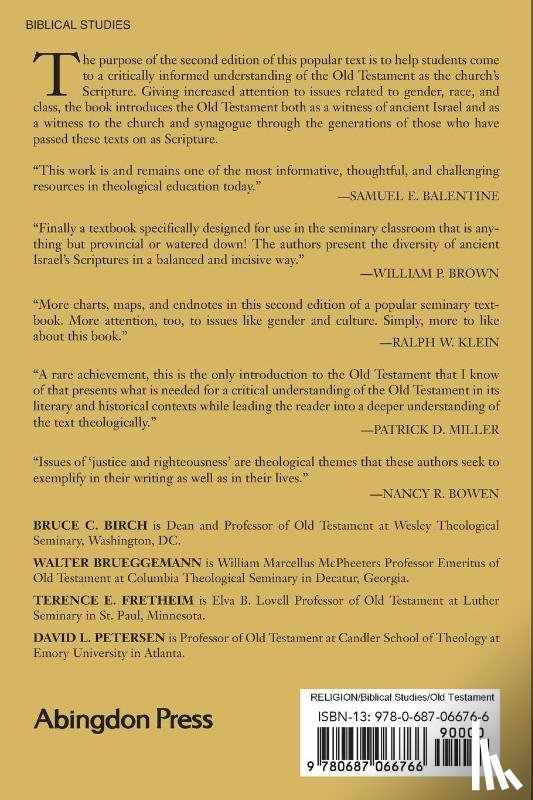 Birch, Bruce C., Fretheim, Terence E., Brueggemann, Walter - A Theological Introduction to the Old Testament
