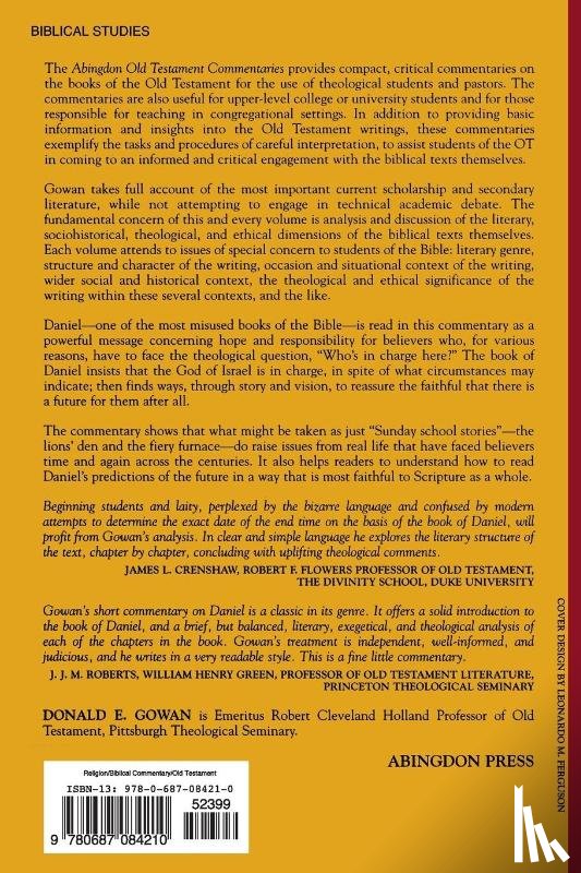 Gowan, Donald E. - Daniel