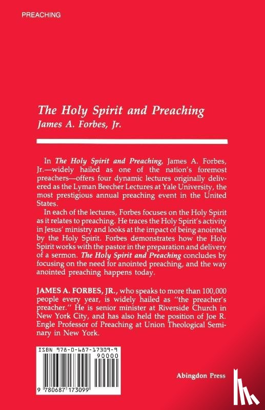 Forbes, James - The Holy Spirit and Preaching