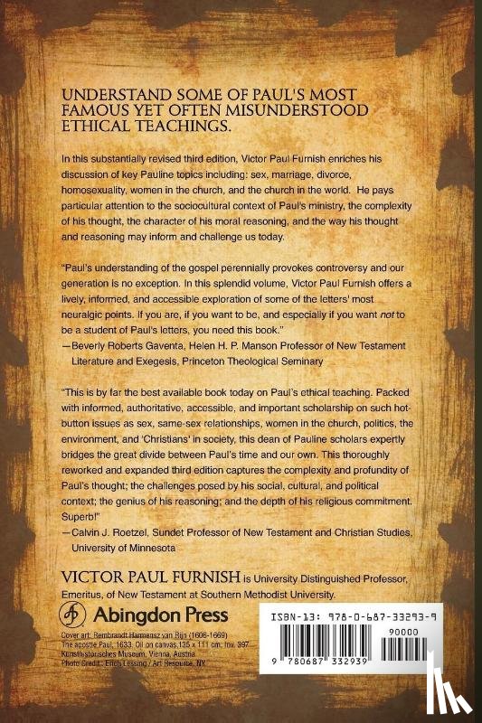 Furnish, Victor Paul - The Moral Teaching of Paul