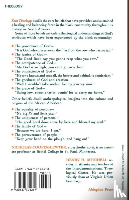 Mitchell, Henry H., Lewter, Nicholas C.Cooper- - Soul Theology