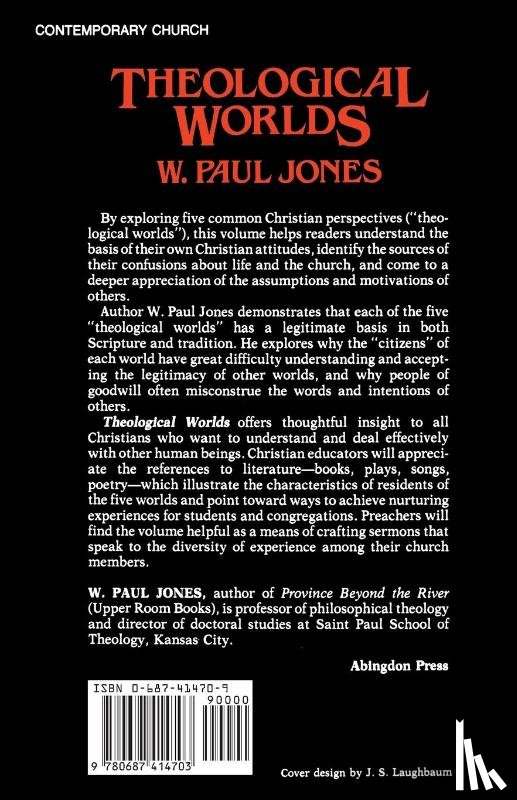 Jones, W. Paul - Theological Worlds