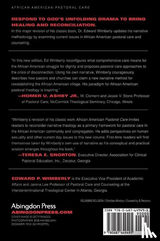 Wimberly, Edward P. - African American Pastoral Care Revised Edition
