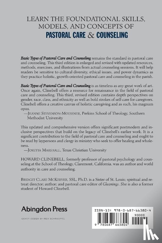 Clinebell, Howard - Basic Types of Pastoral Care & Counseling