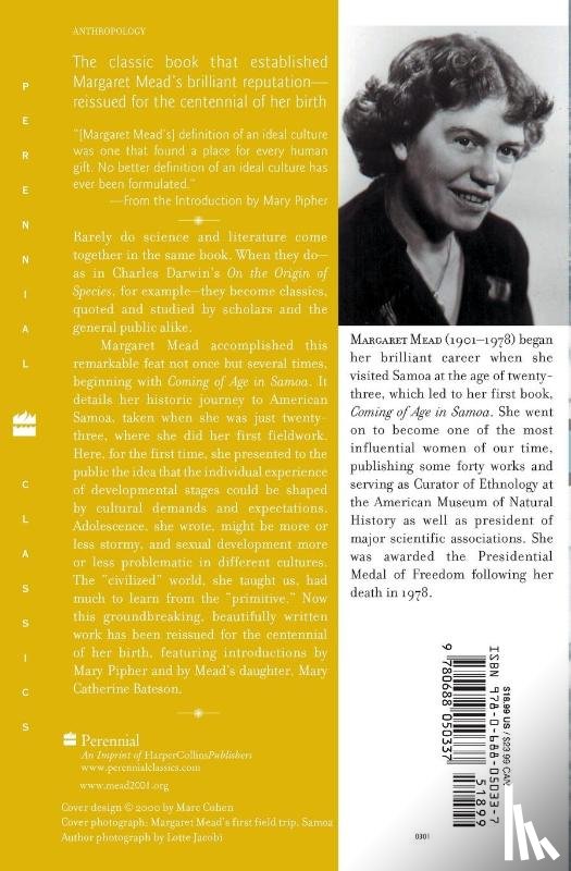 Mead, Margaret - Coming of Age in Samoa