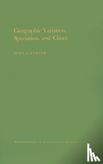 Endler, John A. - Geographic Variation, Speciation and Clines