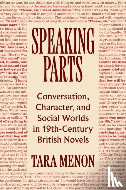 Menon, Tara - Speaking Parts
