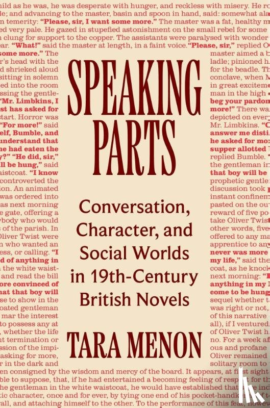 Menon, Tara - Speaking Parts