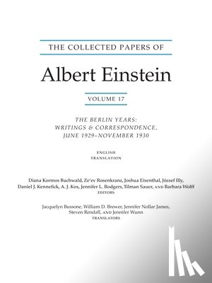 Einstein, Albert - The Collected Papers of Albert Einstein, Volume 17 (Translation Supplement)