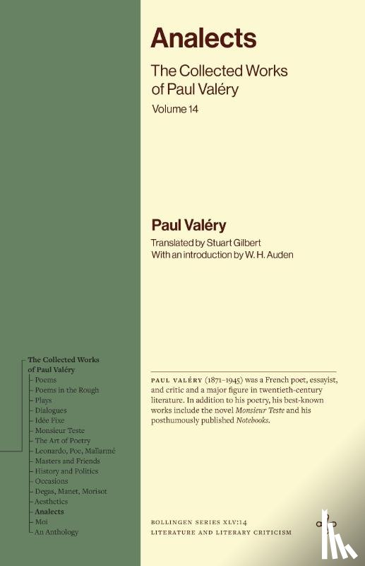 Valery, Paul - Analects