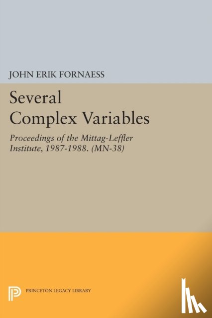  - Several Complex Variables
