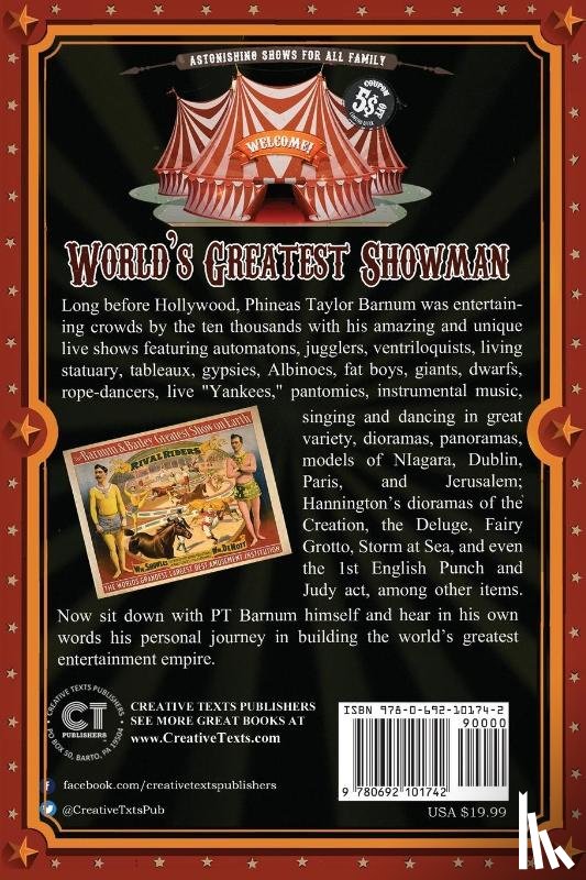 Barnum, P T - The True Life of the World's Greatest Showman