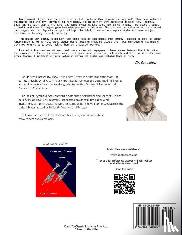 Brownlow, Robert J - 26 New Etudes for Trumpet