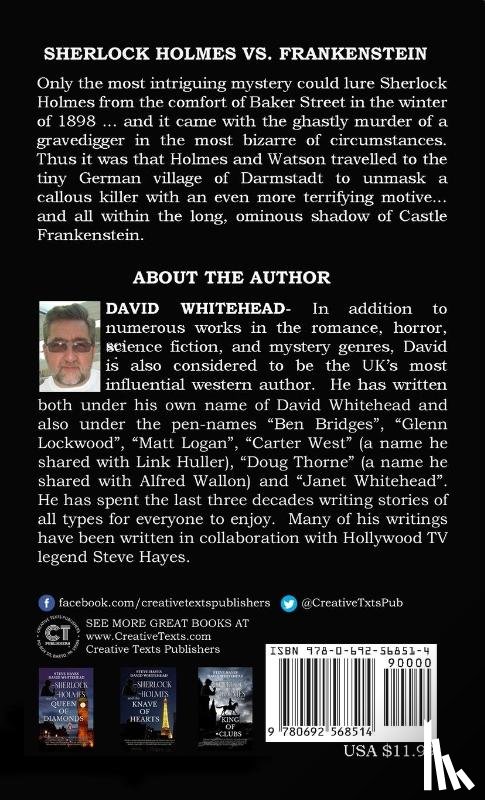 Whitehead, Reader in Ancient History David - Sherlock Holmes vs. Frankenstein