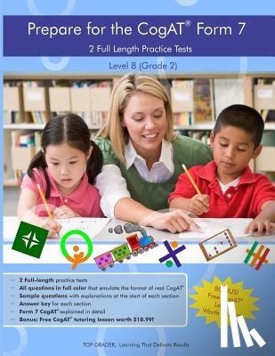 Grader LLC, Top - Two Full Length Practice Tests for the CoGAT Form 7: For Level 8 (Grade 2)