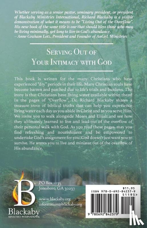 Blackaby, Dr Richard - Living Out of the Overflow