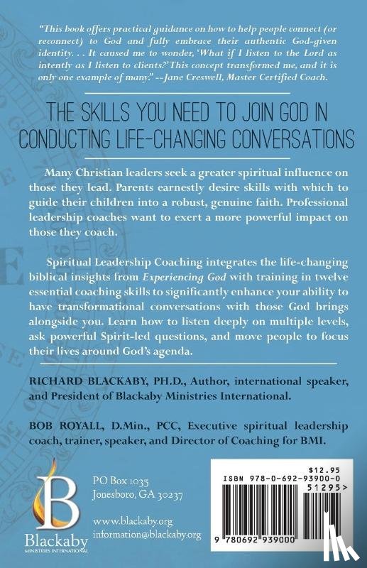 Blackaby, Richard, Royall, Bob - Spiritual Leadership Coaching