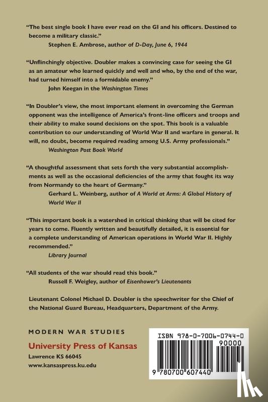 Doubler, Michael D. - Closing with the Enemy