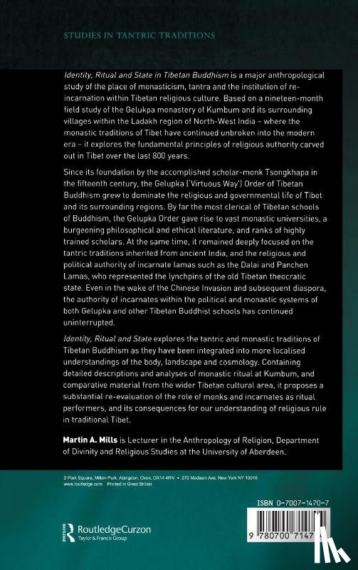 Mills, Martin A. - Identity, Ritual and State in Tibetan Buddhism