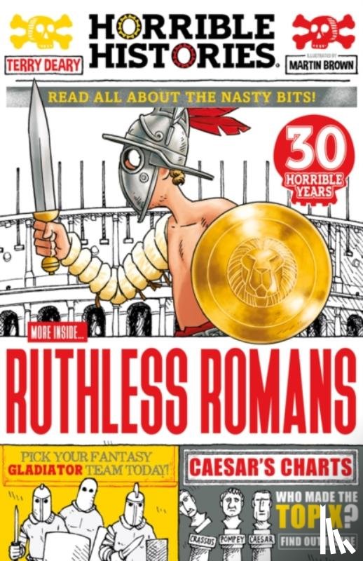 Deary, Terry - Ruthless Romans (newspaper edition)