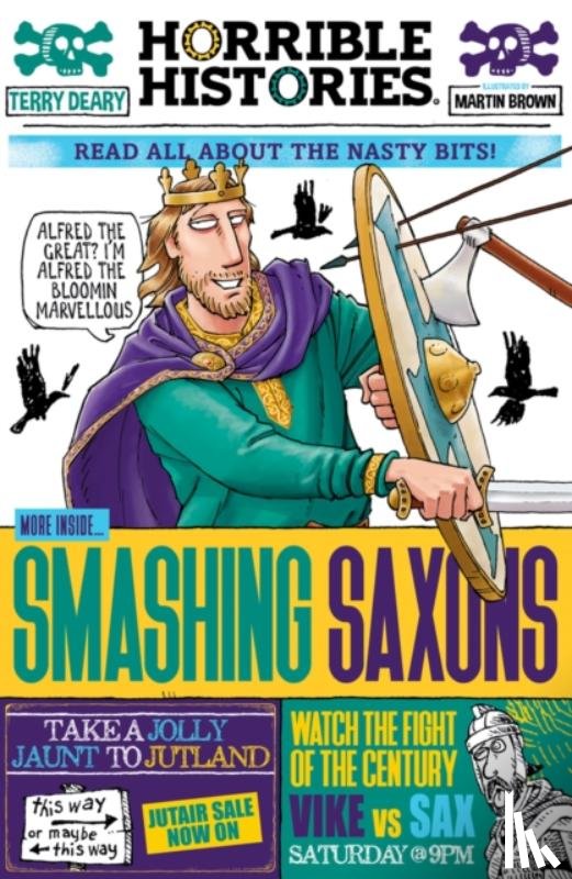 Deary, Terry - Smashing Saxons (newspaper edition)