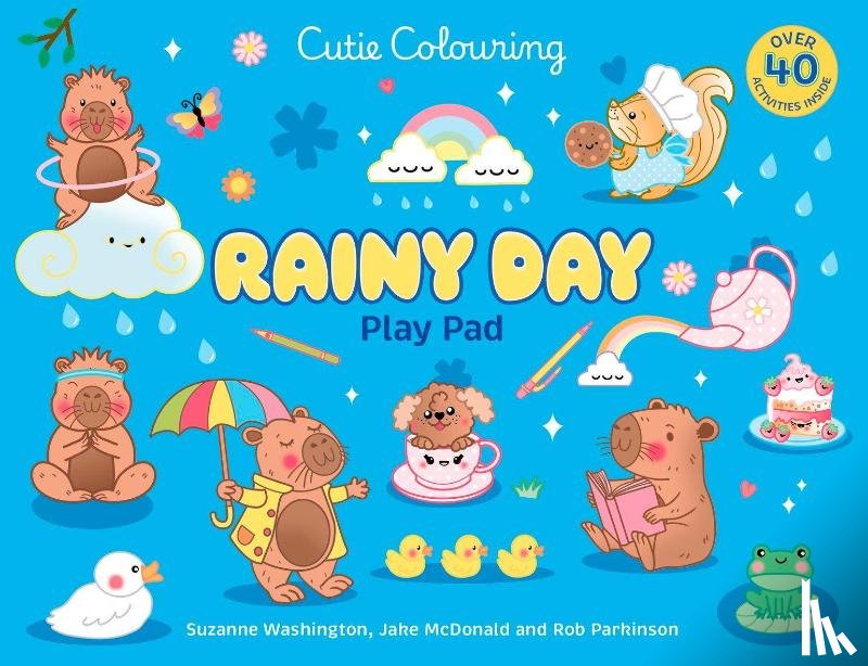 Scholastic - Rainy Day Cuties Play Pad: Peel-Off Paper Fun