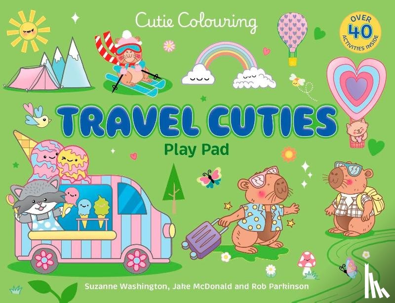 Scholastic - Travel Cuties Play Pad: Peel-Off Paper Fun
