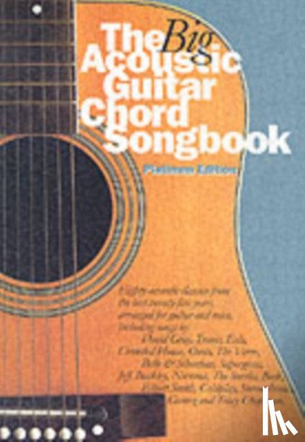  - The Big Acoustic Guitar Chord Songbook Platinum Ed
